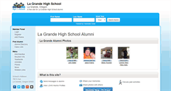 Desktop Screenshot of lagrandehighschool.org
